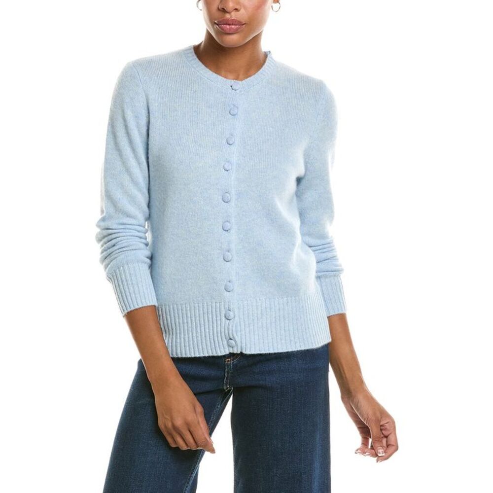 Brodie Cashmere Womens Niamh Cashmere Cardigan, Blue
